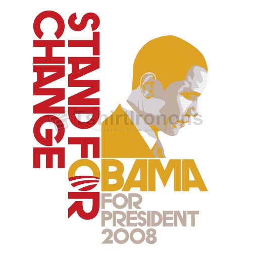 Obama T-shirts Iron On Transfers N6243 - Click Image to Close